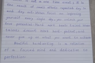 do professional english and urdu handwriting