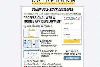 develop a custom full stack website or mobile app