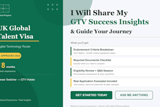 share firsthand tips from my successful UK global talent visa
