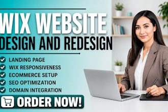 wix website design wix website redesign wix business website wix development