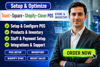 toast pos, square pos, shopify pos, clover pos setup