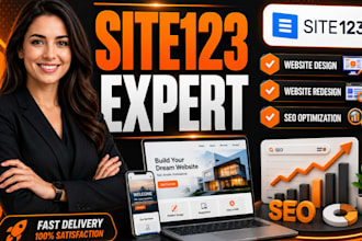 design site123 website design and site123 website expert
