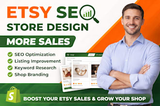 design, optimize and market your etsy store for more sales