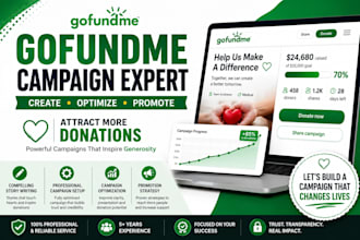 create and promote your gofundme campaign for donations