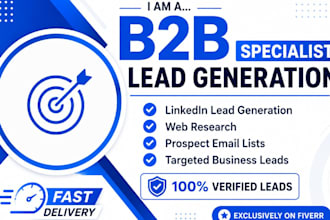 do linkedin outreach and b2b lead generation to grow your sales pipeline