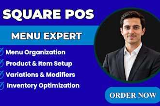 do square pos inventory setup and menu optimization