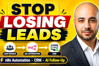 create n8n ai automation and CRM workflows