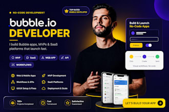 bubble developer bubble app bubble io website bubble saas for your bubble mvp
