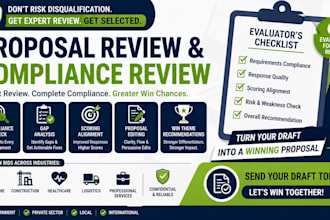 do a compliance review of your rfp, tender proposal and bid response