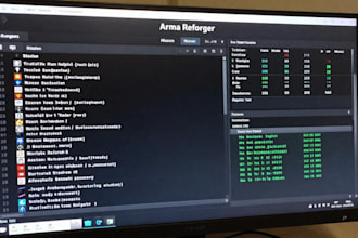 build a fuly modded arma reforger multiplayer server with missions