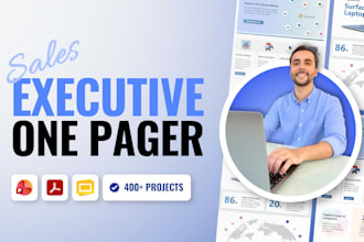 create a high converting sales one pager and business flyer