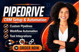 configure pipedrive CRM setup with workflow automation and integrations