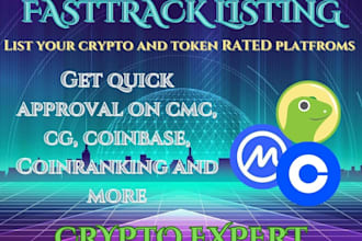 do guaranteed fasttrack token listing on coinmarketcap and coingecko