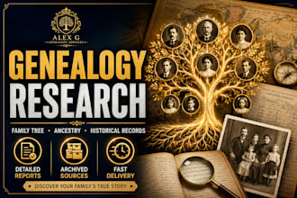 do professional genealogy and family history research