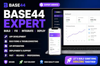 base44 expert app development bug fixing integration deployment