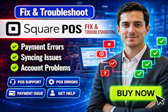 square pos troubleshooting, fix pos errors, square payment and sync issues