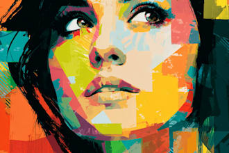 create surreal, psychedelic, abstract art