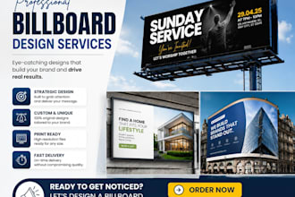 design professional roll up banner and bill board design