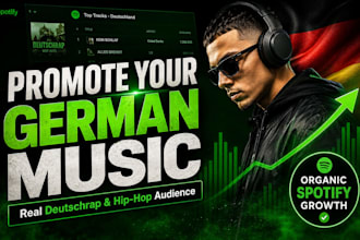 promote german spotify track song music deutschrap pop to active listeners