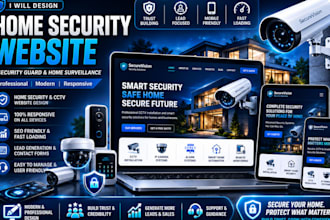design home security website security guard home surveillance company