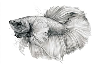 custom pencil sketch pet portrait, drawing from photo