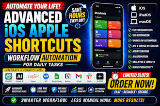 create advanced iso apple shortcuts workflow automation for daily tasks