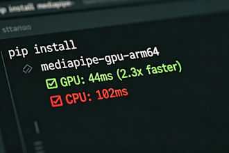 compile and optimize mediapipe for your arm device with GPU acceleration