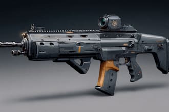 design unique weapons illustrations
