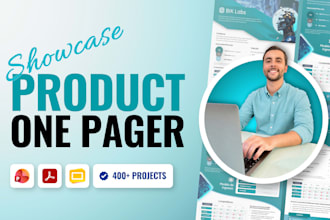 create your product one pager and product showcase overview