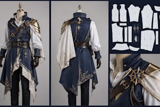 design wearable anime cosplay
