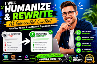 rewrite chatgpt content into natural human writing