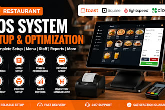 set up and customize your restaurant pos system professionally