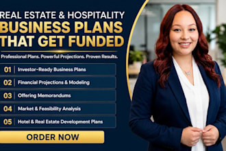 create boutique hotel and real estate business plan