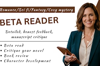 beta read romance, fantasy, romantasy, mystery thriller, historical romance