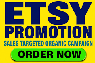 do etsy shop promotion campaigns to boost etsy sales