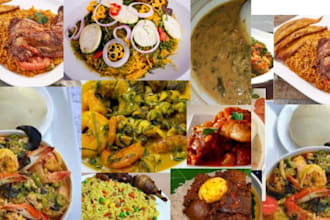 teach you how to make a delicious food rice iyon and efo riro