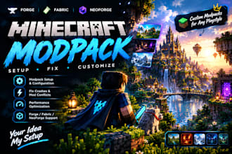 create optimize fix minecraft modpack update mod convert forge fabric paper smp