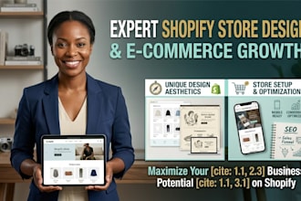 design a premium shopify store or shopify website