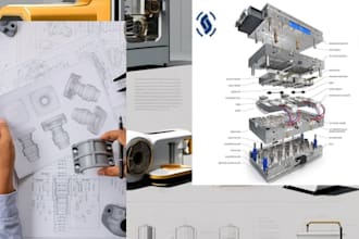 create industrial product design for prototype and manufacturing