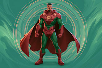do a superhero comic
