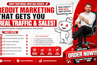 do reddit marking to promote ecommerce sellvia, ai app tools, iptv brand website