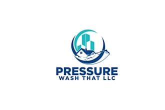 design pressure washing business logo