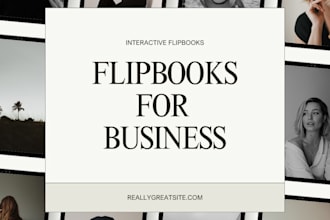 design custom flipbook for business and kids