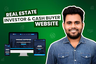 build a real estate investor or cash home buyer website in wordpress