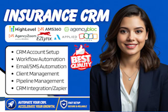 insurance crm agencyzoom ezlynx ams360 applied epic hawksoft zapier integration