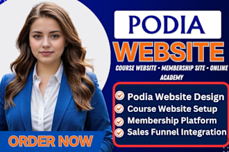 make podia, podia website, online course, udemy, mighty networks, course website
