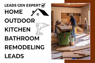 generate bathroom outdoor space basement kitchen home remodel renovation leads