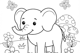 design bold and easy coloring book, activity book, children book, workbook