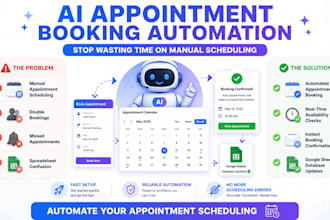 build ai appointment booking automation