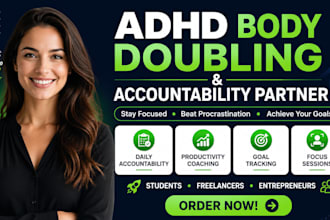 be your accountability partner adhd body double and productivity coach